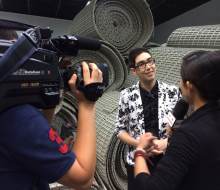 Carlo Aspri interviewed by CCTV, the most famous television station in China about his Olympic performance and his accomplishments in China.
