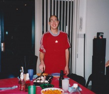 Photo of Carlo Aspri while he was fighting cancer, during the year 2003.