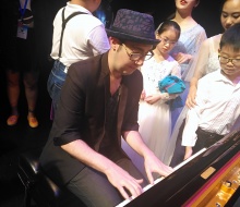 In August 2018, Carlo was invited by the “Burlington Royal Arts Academy” to conduct a Masterclass for a large group of musicians and students, to judge the students, and to deliver their assessment certificates, as well as to give performances at “The Burlington Performing Arts Centre”. The school also invited Carlo to participate at the “Burlington Royal Arts Festival” and to perform there as well. The “Burlington Royal Arts Academy”, located in Ontario, Canada, is a private secondary school offering provincial academic curriculum, with a focus on an extensive Arts program designed for Grades 9 to 12;