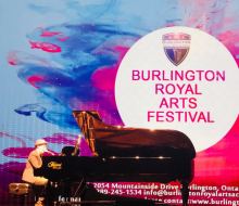 In August 2018, Carlo was invited by the “Burlington Royal Arts Academy” to conduct a Masterclass for a large group of musicians and students, to judge the students, and to deliver their assessment certificates, as well as to give performances at “The Burlington Performing Arts Centre”. The school also invited Carlo to participate at the “Burlington Royal Arts Festival” and to perform there as well. The “Burlington Royal Arts Academy”, located in Ontario, Canada, is a private secondary school offering provincial academic curriculum, with a focus on an extensive Arts program designed for Grades 9 to 12;