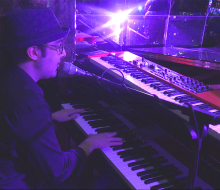 Carlo Aspri performs at the famous "House Of Jazz" in Laval, Quebec, Canada.